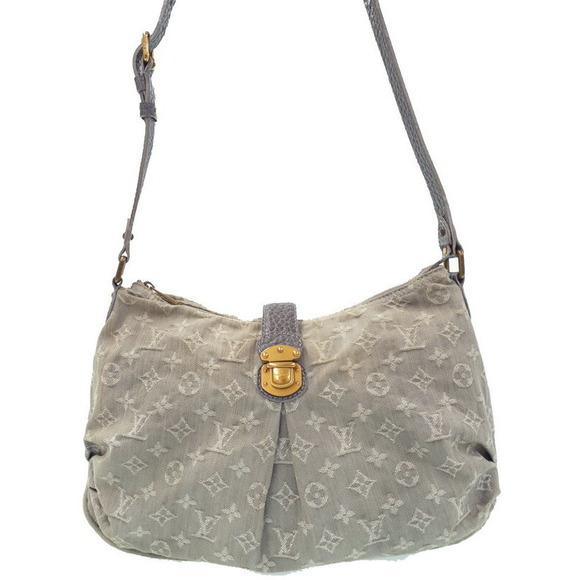 Louis Vuitton Bag Shoulder Denim Monogram Slightly - Picture 1 of 8